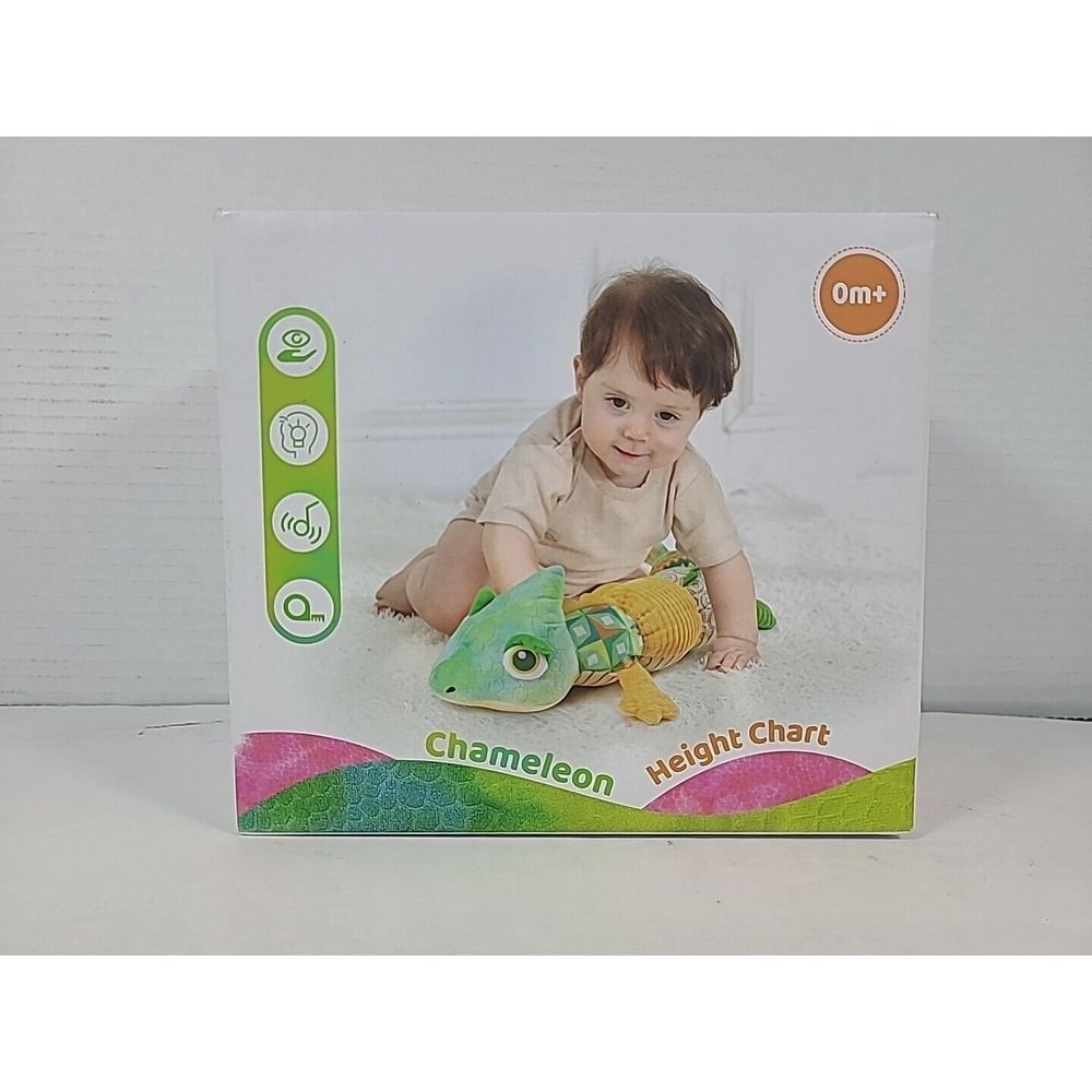Baby Height Chart Plush 0-12mo Crinkle‎ Plastic Music Box Teether Height Chart